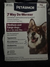 7 Way De-Wormer for Dogs, Oral Treatment for Tapeworm, Roundworm  Hoo