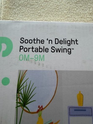 Brand new Ingenuity Soothe 'n Delight Portable Swing - Cozy Kingdom