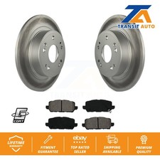 Coated Disc Brake Rotors And Semi-Metallic Pad Rear Kit For 2016-2022 Honda HR-V