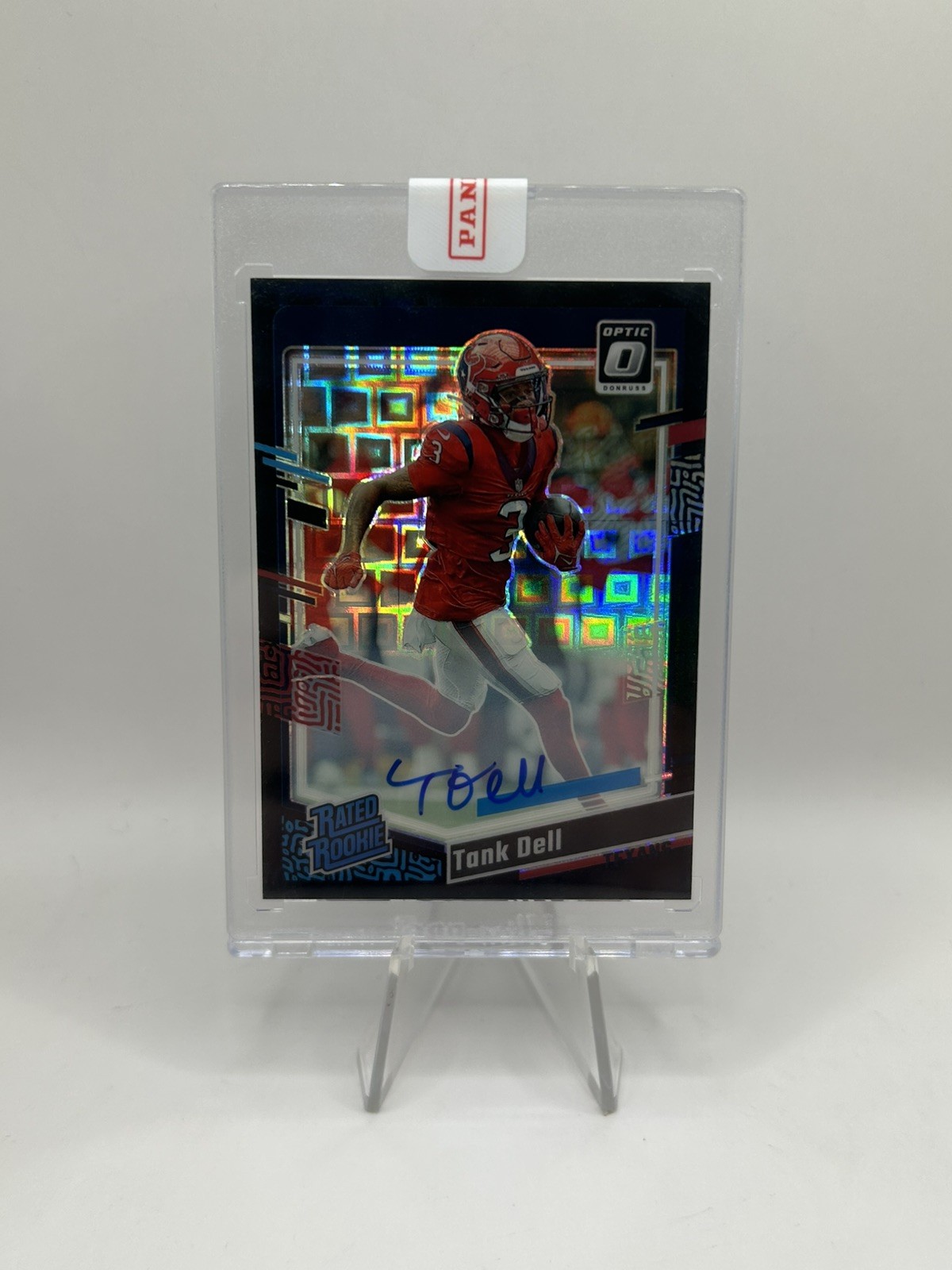 2023 Panini Optic Tank Dell Black Pandora RC Auto /25 #245 - Houston Texans