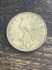1970 Tanzania 20 Twenty Senti Beautiful Actual Coin TC1124*