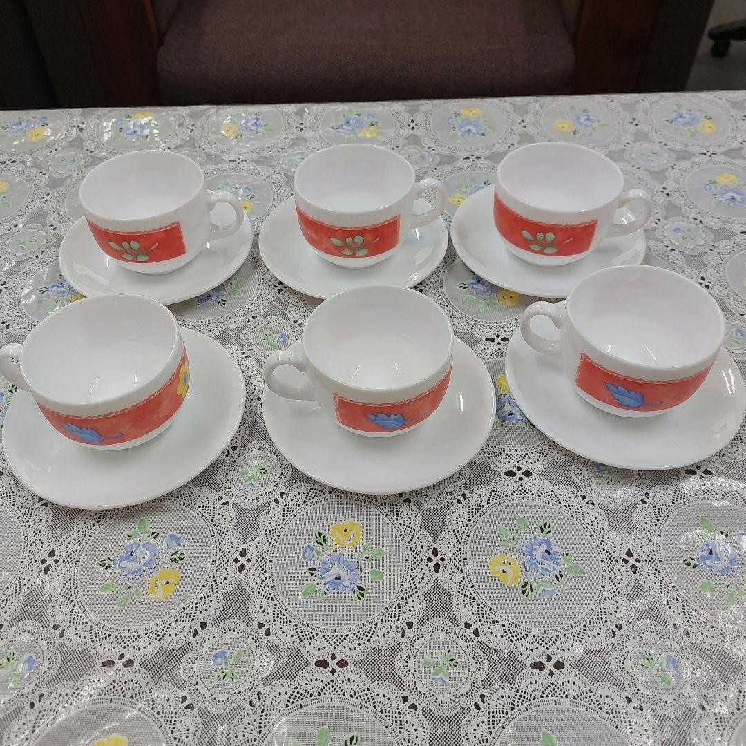 Rare Arcopal Cup & Saucer Coffee Tea arcopal FRANCE