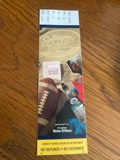 Holiday Bowl Football   TICKET STUB  12/30/1998  Nebraska vs Arizona