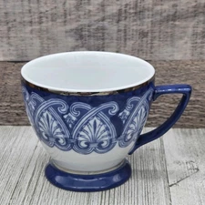 Vintage Bombay Co. Arabesque Tile Blue/White Tea Cup