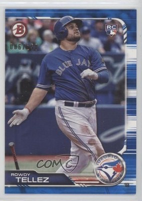 2019 Bowman Blue 6/150 Rowdy Tellez #28 Rookie RC 0us4