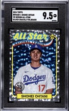 Topps Series 2 Shohei Ohtani All-Star Silver Foilboard SGC 9.5 Dodgers 2024