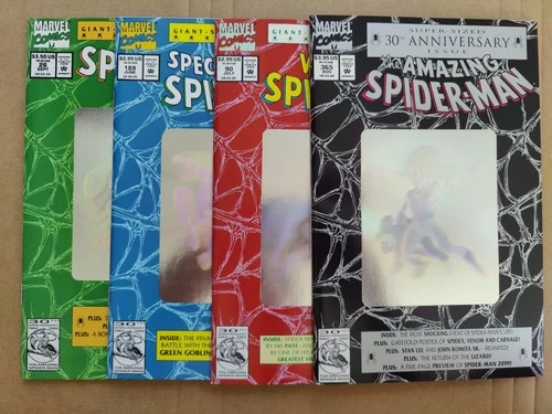 Spider-Man 30th Anniversary Hologram Amazing 365 Web Of 90 1992 (7)