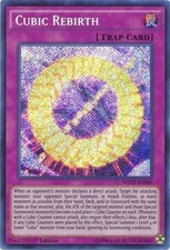 1 x Cubic Rebirth - MVP1-ENS43 - Secret Rare - 1st Edition Near Mint, English