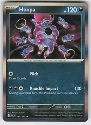 Hoopa 141/217 Ascended Heroes Holo Rare