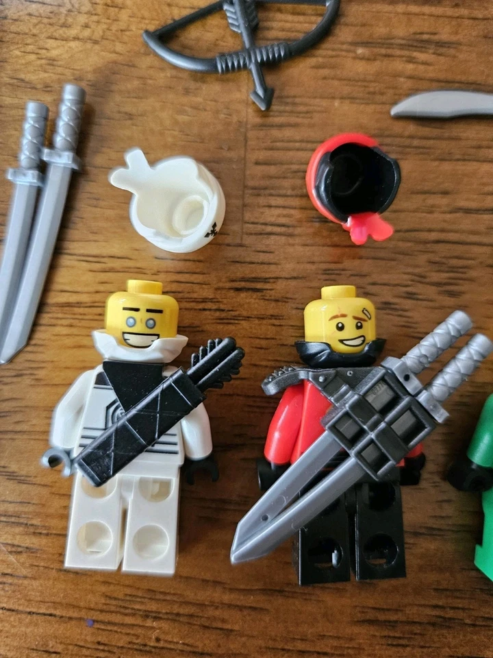 LEGO Lot Ninjago Sons Of Garmadon Lloyd 30534 Spinjitzu Training 70606 Zane Kai - Image 4 of 4
