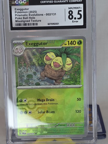 Exeggutor graded CGC 8.5 for sale on eBay