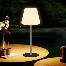 Outdoor Battery Operated Table Lamp Rechargeable Shower Lamp Waterproof