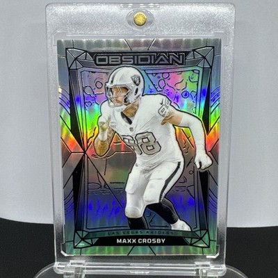 2024 Panini Obsidian - Maxx Crosby #102 Silver /75