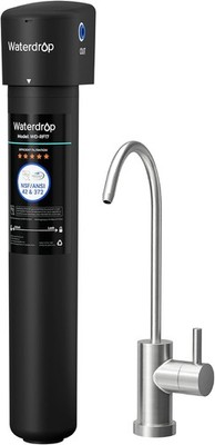 Waterdrop 17UB Under Sink Water Filter System, with Stainless Steel Faucet 
