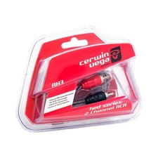 Cerwin Vega RH3 HED 2 channel 3ft twisted RCA cable w/single molded ends