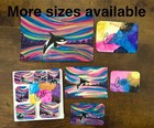 Original Orca Vivid Oceanscape Watercolor Scape Painting 4 x 6” By ScapesbySass — photo 4