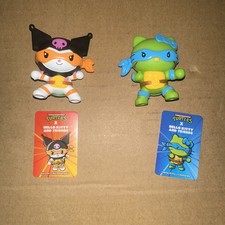 4 2025 Teenage Mutant Ninja Turtles  Hello Kitty McDonald's Happy Meal Toys
