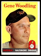 1958 Topps #398 Gene Woodling | VG