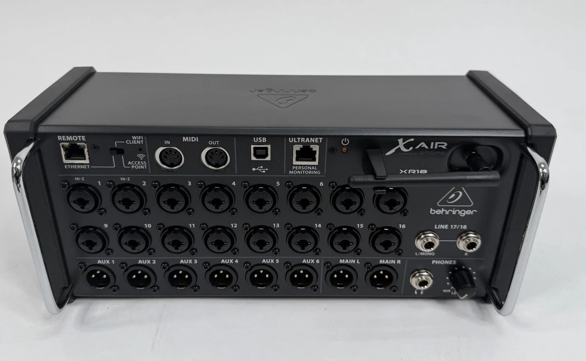 Behringer X AIR X18 デジタルミキサー 中古美品 動作確認済み Open Box Behringer X AIR X18 18-Channel Digital Desktop Mixer