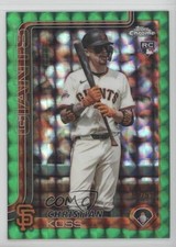 2025 Topps Chrome Update Green Geometric Refractor /99 Christian Koss 1bz3