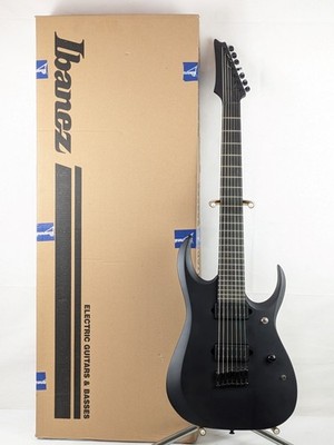 IBANEZ IRON LABEL RGDRB71 7-String Black Flat Electric Guitar (EC3037390)