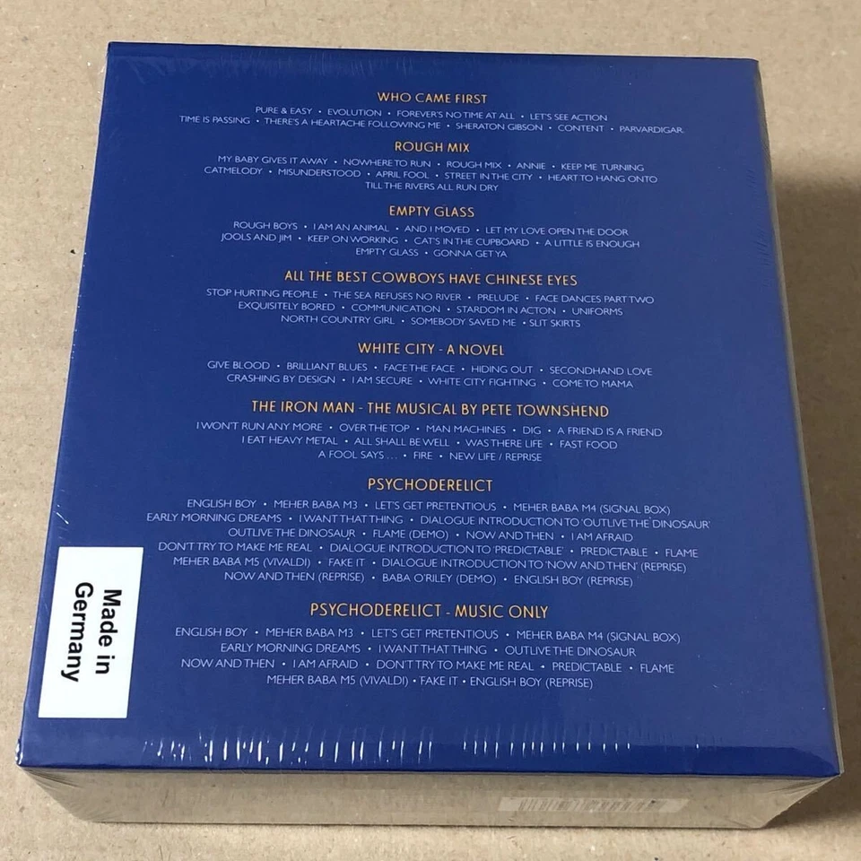 8cd Pete Townshend The Who Studio Albums Paper Sleeve Box Set Rock Music - Image 2 of 4