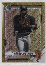 2021 Bowman Chrome Prospects Mega Box Gold Mojo Refractor 9/50 Marco Luciano 0c6