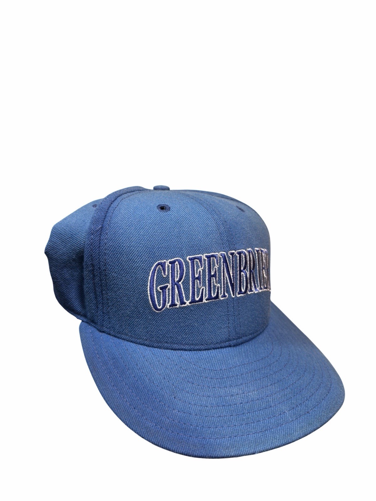 Vintage The Greenbrier Golf Club New Era Fitted Cap - Size 7 3/8 • Rare VTG