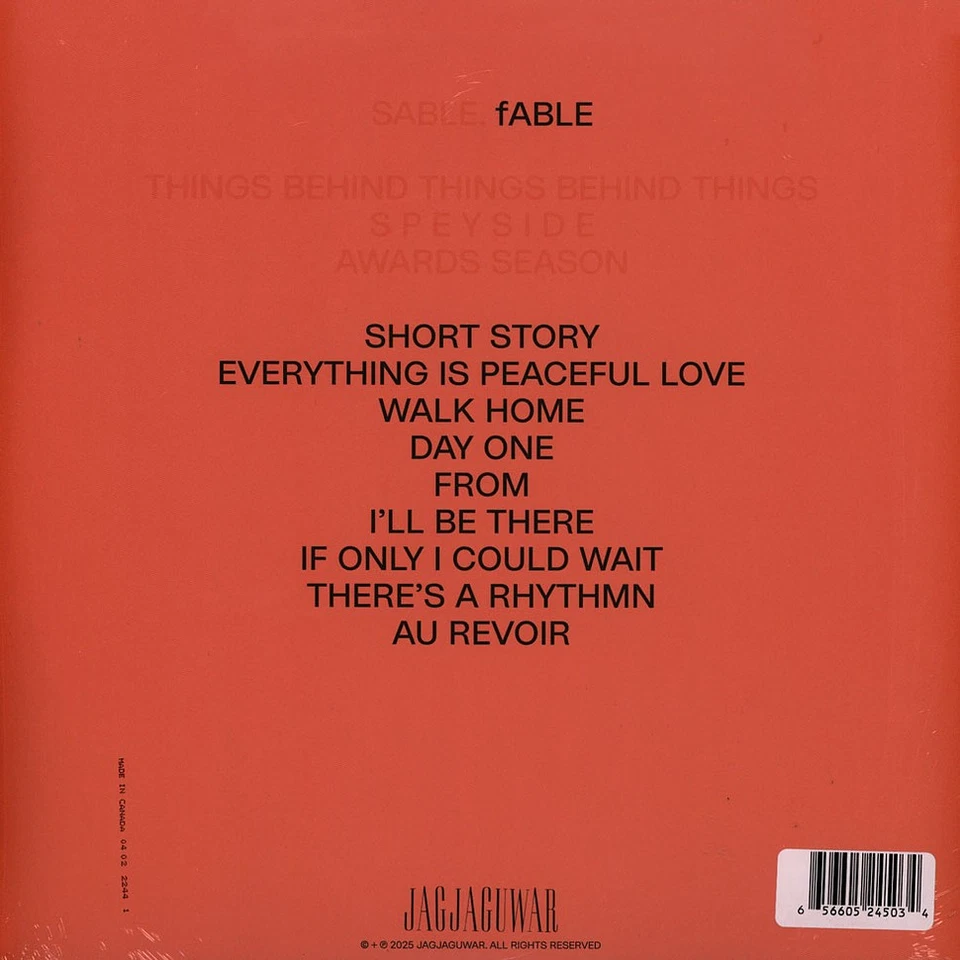 Bon Iver - SABLE, fABLE Black & Salmon Vinyl Editon (2025 - US - Original) - Bild 3 von 4