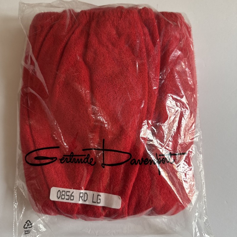 Gertrude Davenport strapless romper women’s size L NEW IN PKG VTG Red