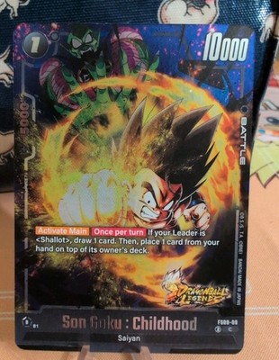 Special Edition Goku VS Piccolo Dragon Ball Legends Shallot Fusion World Foil