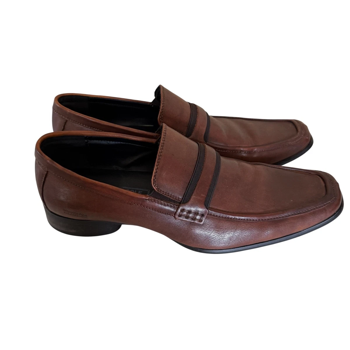 Men’s KENNETH COLE Dress Shoe SZ 9M Leather Brown Shoes, Flight Club Kenneth Cole New York Men main image 4