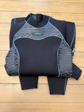 Akona Quantum Stretch 3mm Womens Full Wetsuit Scuba Diving Surf Paddle Size 9/10