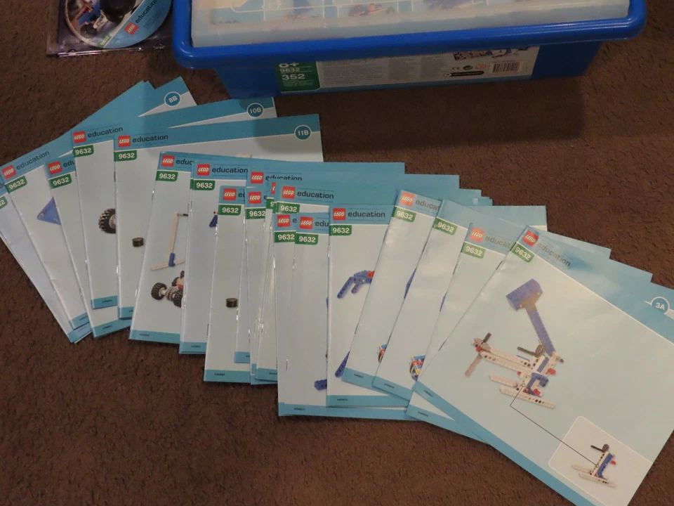 LEGO EDUCATION: Simple & Powered Machines Set (9686)  BOX & INSTRUCTIONS ONLY!!! - Image 2 of 4