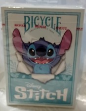 Lilo Stitch - Bicycler Disney Stitch Blue Playing Cards - Playing - F600Z-image