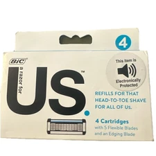 BIC US Cartridge Refills with 5 Flexible Blades 4 In The Box New
