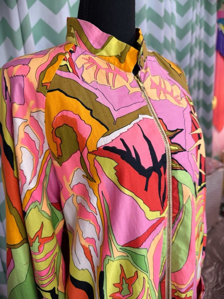 True Vintage Late 60s/ Early 70s Psychedelic Print Jacket - Image 4 of 4