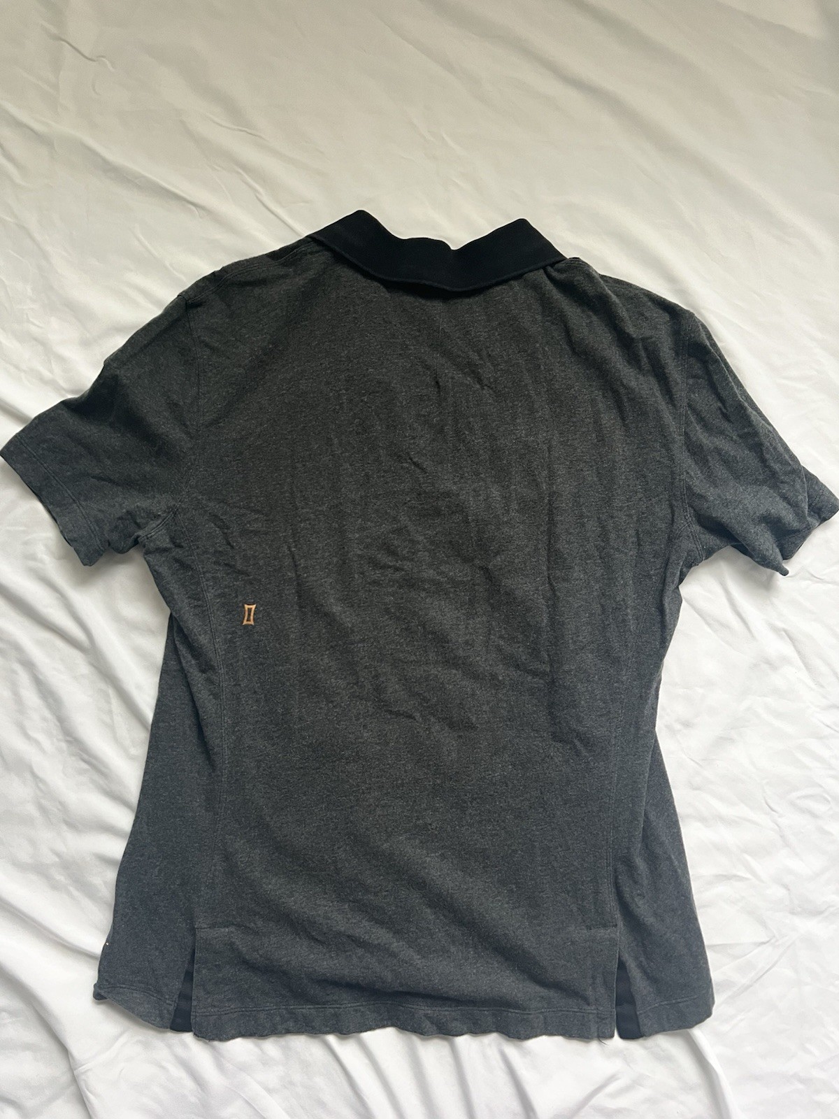 Bundle Two Kit And Ace Polo Shirts, V-Neck Size Medium Gray/Black Cream/Grey image 5