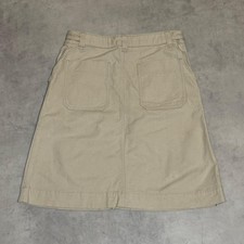 Margaret Howell Side Button Chino Skirt Size 2 Length 22.8 inches