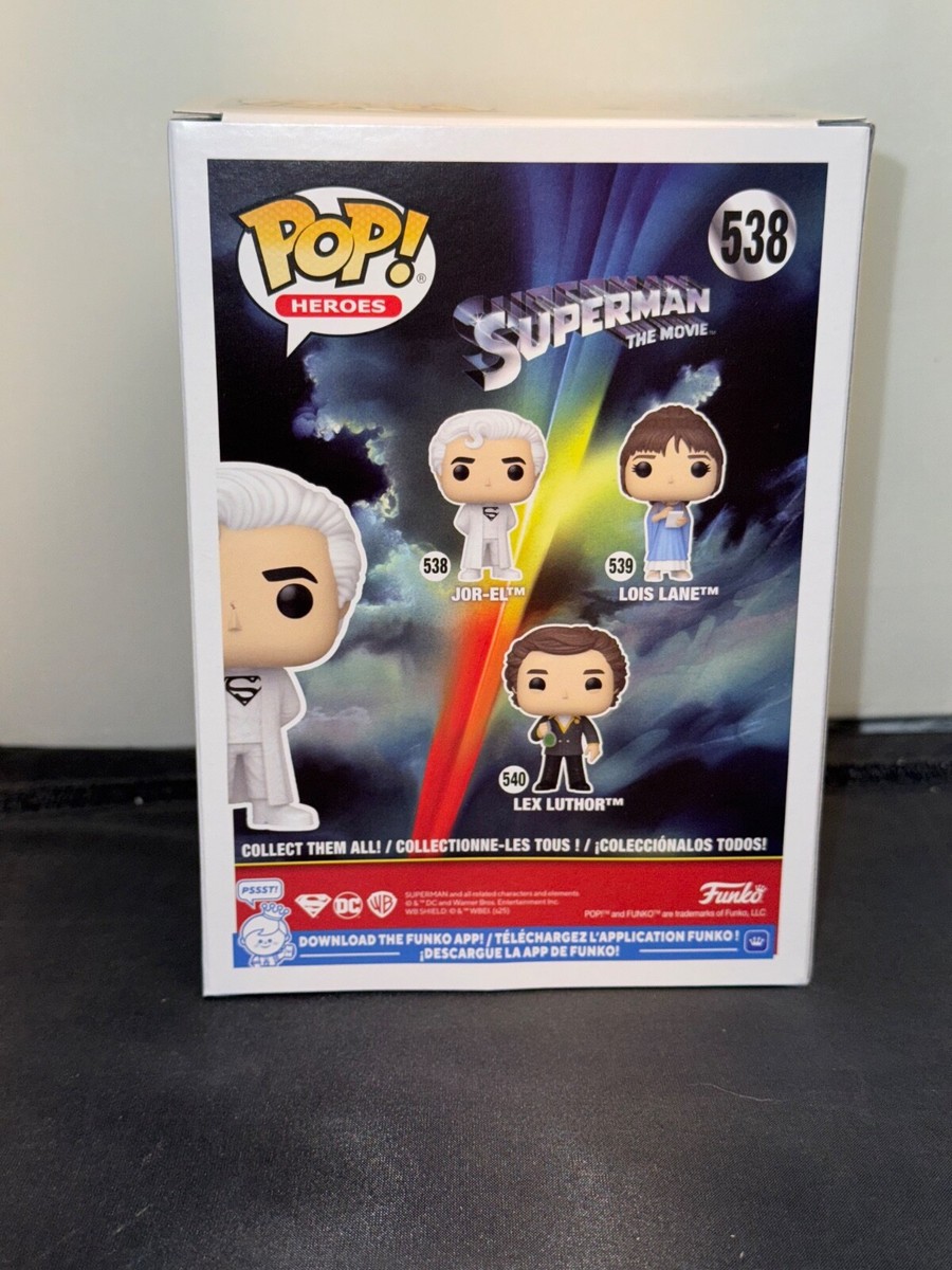 2025 Funko Pop Heroes Superman The Movie Jor-El Marlon Brando