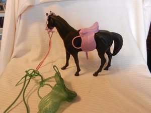 black barbie horse