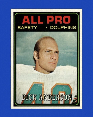 1974 Topps Set-Break #142 Dick Anderson Ap NM-MT OR BETTER *GMCARDS*