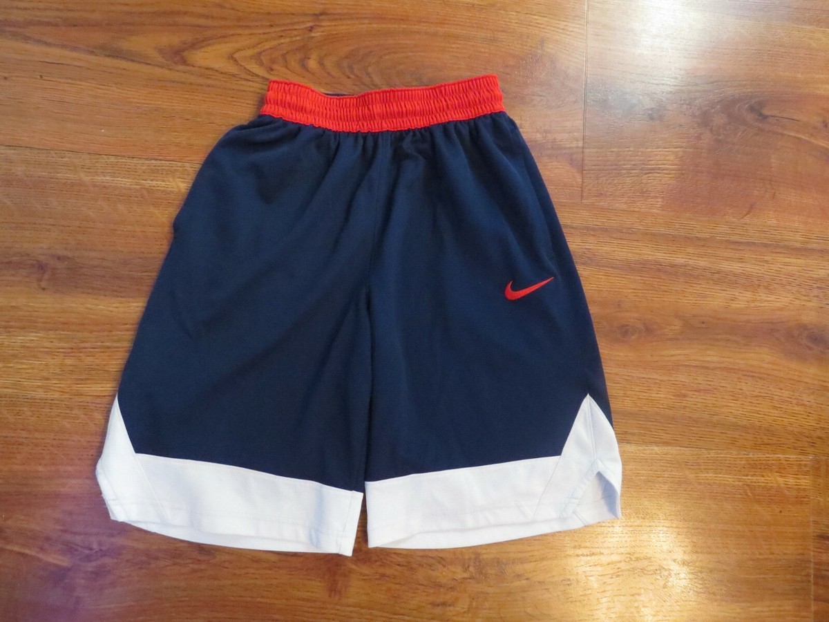 Mens NIKE Basketball Shorts Blue Red White AJ3914 Size S - Main Image