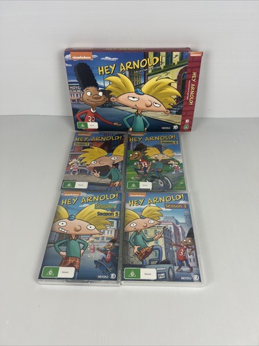 Hey Arnold Collector's Edition DVD Box Set Season 1-5 Region 4 MISSING DISC 1 S1 - Picture 4 of 13