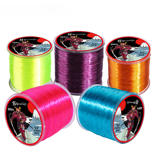 500m Nylon Fishing Line Super Strong Fluorocarbon Monofilament New