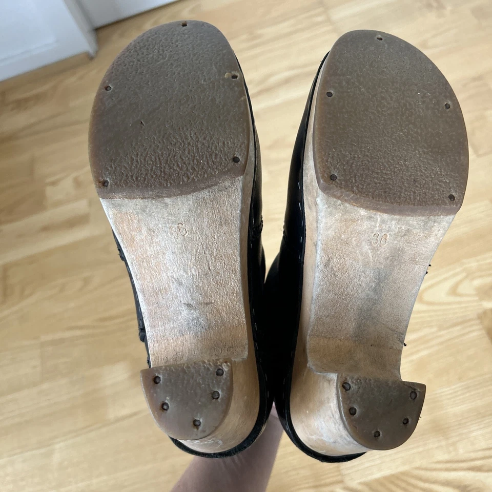 Botas pretas Swedish Hasbeens tamanho 36 - Novas - Imagem 4 de 4