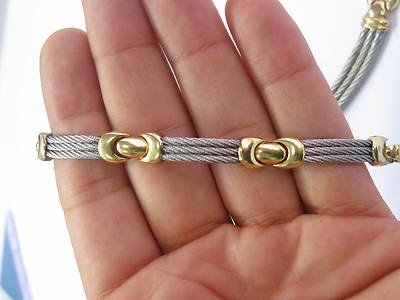 アクセサリー PHILIPPE CHARRIOL Wire bracelet PHILIPPE CHARRIOL Bangle Bracelet Wire Silver Signature
