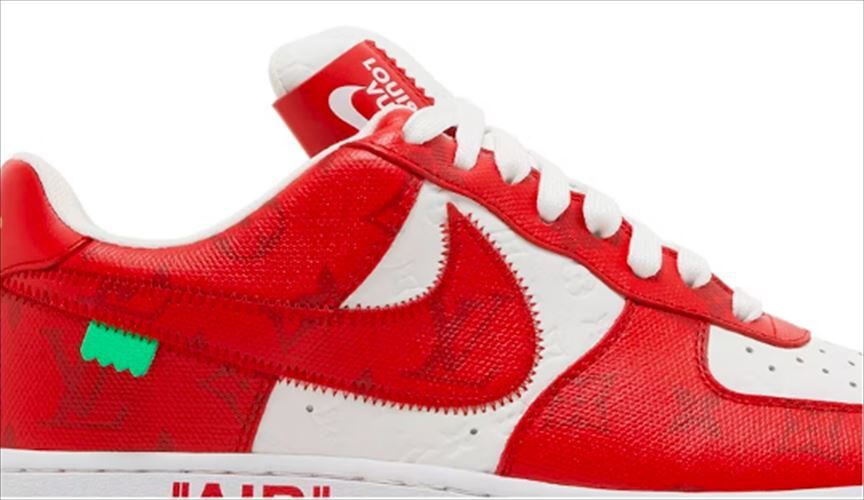 nike air force 1 louis vuitton red