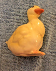 Sweet Porcelain Duck Figure Has A Blue Mark With Two Wavy Lines — photo 1