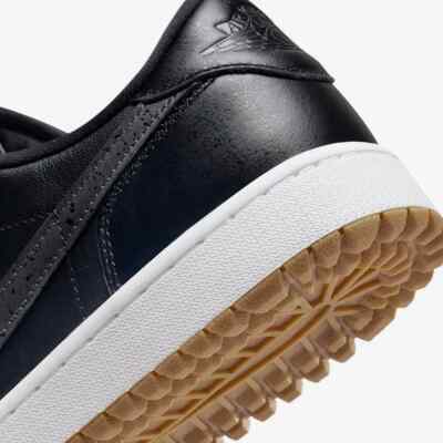 Size 9.5 - Air Jordan 1 Golf Low Black Gum for sale online | eBay